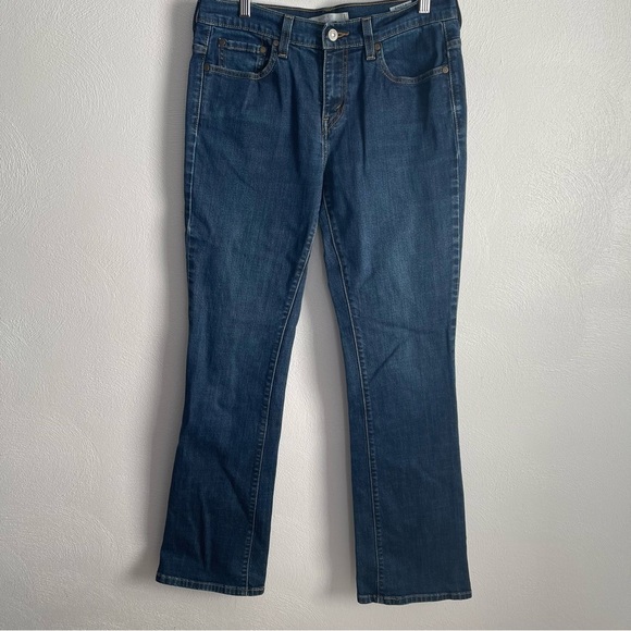 Levis 515 Womens Bootcut Jeans Size 8 Long 8 L Denim Stretch Y2K - Picture 1 of 10